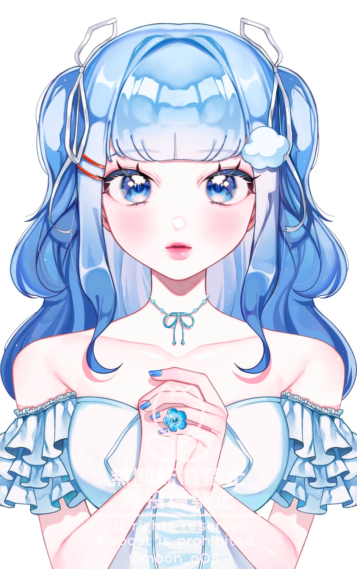 VTuber はっか様 デビュー3周年記念イラスト制作